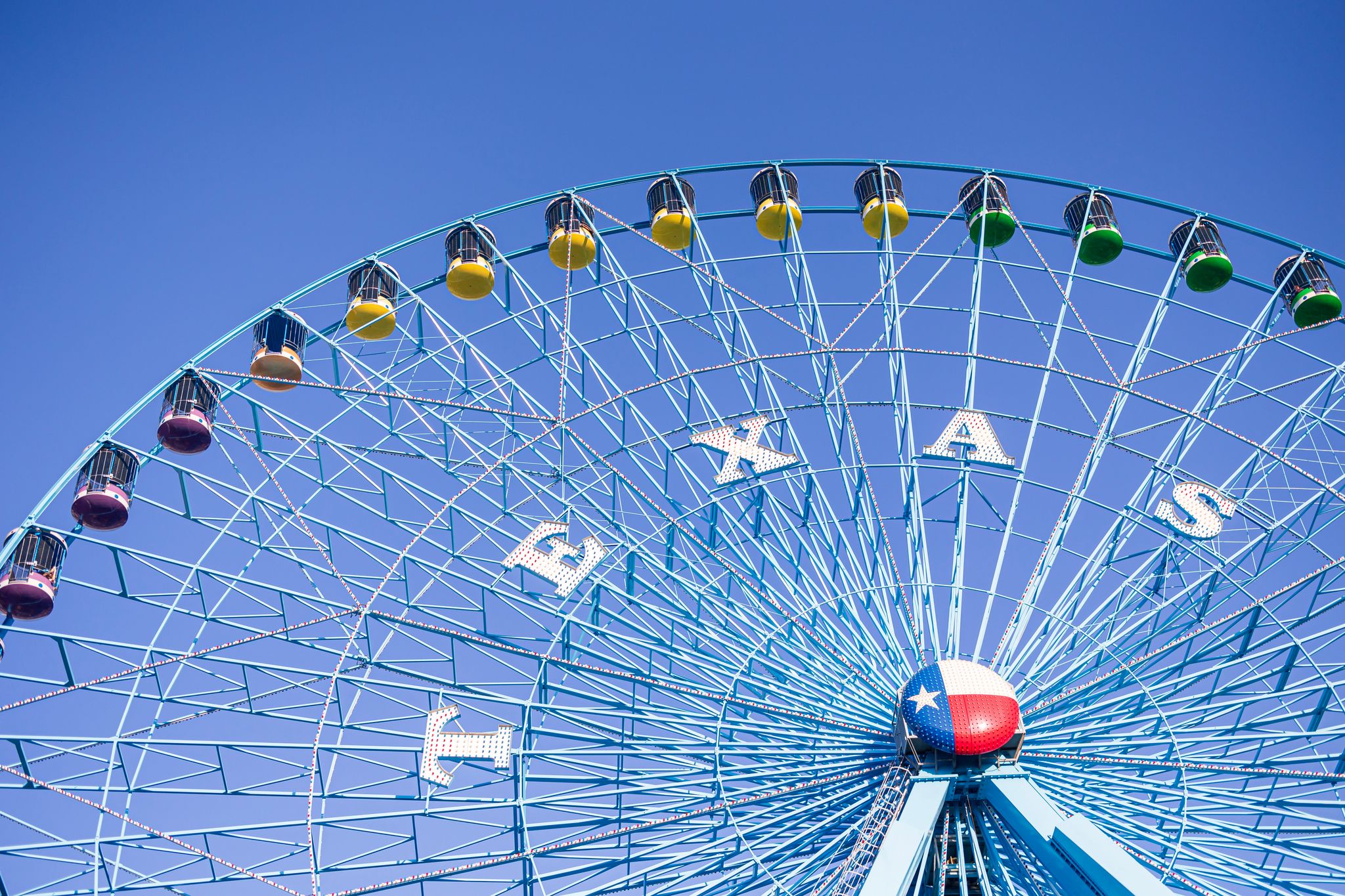 The main ferris wheel at The State Fair of Texas